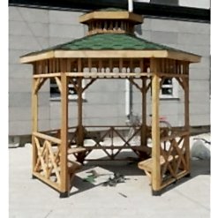 Ahşap Altıgen Kamelya