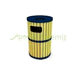 Dış Mekan Ahşap Çöp Kutusu