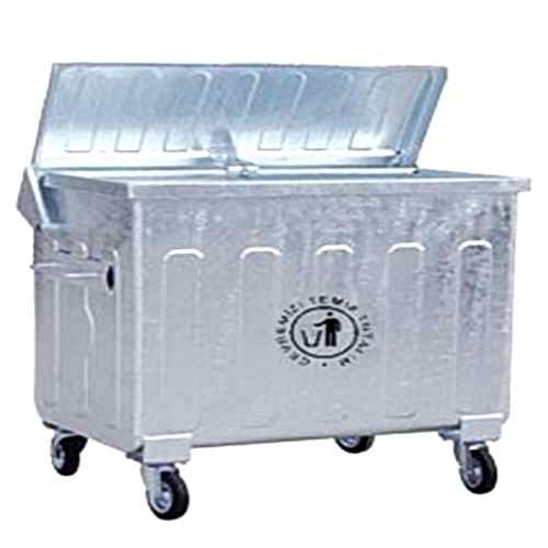 Galvaniz Çöp Konteyneri