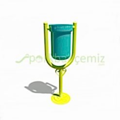 Kadeh Dış Mekan Çöp Kovası