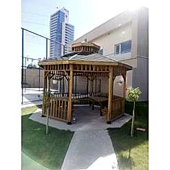 Sekizgen Ahşap Kamelya